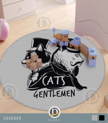 فروش فرش اتاق کودک گربه های جنتلمن