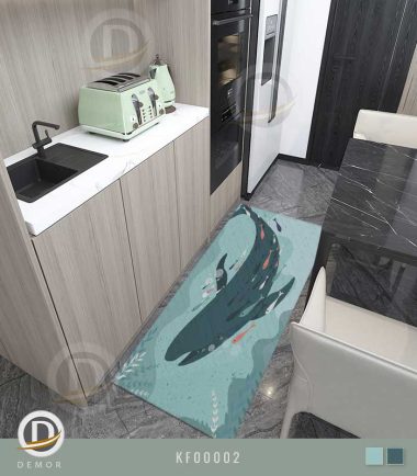 فرشینه آشپزخانه با طرح نهنگ و دریا