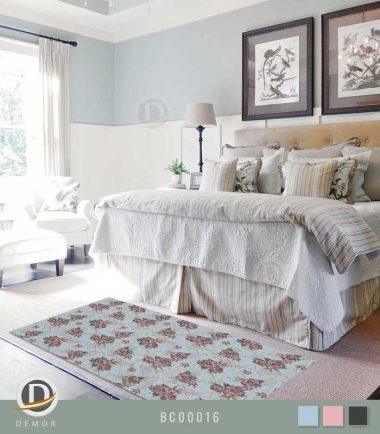 فرش اتاق خواب با طرح زیبا و رنگ های شاد ویژه دکوراسیون مدرن
